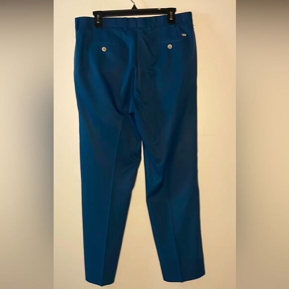 Peter Millar- E4 Per4mance Wicking Navy Blue Golf Pants- Size 33 - Picture 2 of 10